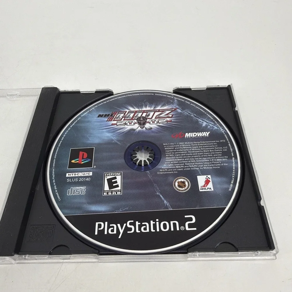 PS2 Playstation 2001 - NHL Hitz 2002 (Works - Disc Only)